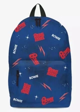 Rocksax David Bowie Backpack Rebel Rebel Bag with Lightning Logos NEW with Tags