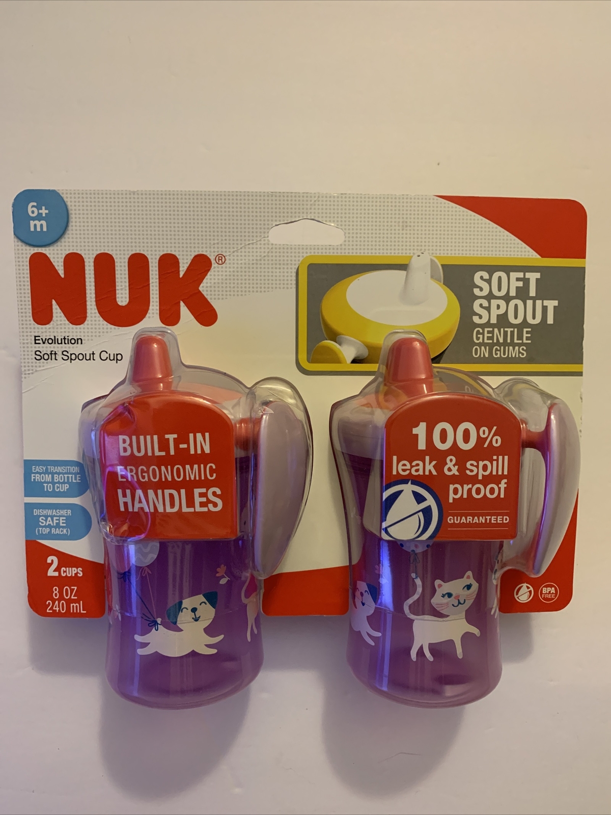 nuk evolution soft spout cup