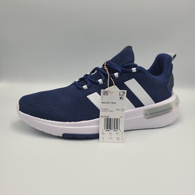 Adidas Racer TR23 Shoes Men's Size 9.0 Blue White Casual Athletic Sneakers