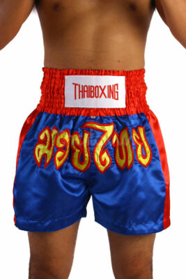 Muay Thai Boxing Shorts Thaiboxen Kickboxen Sport Kampfsport Hose Satin-NEU!