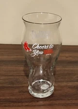 Samuel Adams Beer Glass Boston Red Sox Cheers to You Official Baseball 22 OZ