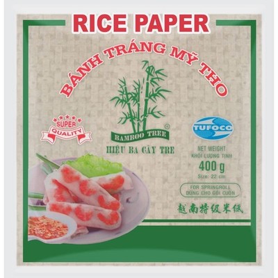 Bamboo Tree Reispapier Frühlingsrollen Sommerrollen Asia Küche 22 cm 400 g