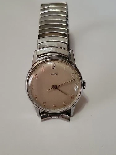 Vintage Timex Mercury Manual Wind Wristwatch For Parts Project Repair