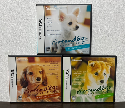 nintendogs 柴＆フレンズ Nintendogs Dachshund Dax Shiba Chihuahua & Friends set Nintendo DS