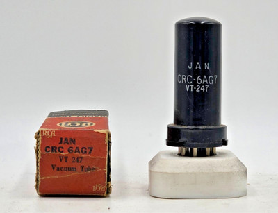 6AG7 RCA JAN CRC (New Old Stock) Test NEW 1 Year Warranty 6AG7M VT247