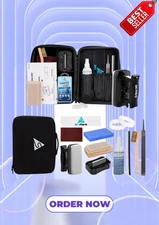 Ski & Snowboard Wax Kit – Complete Tuning Set with Iron, Scraper & Brushes