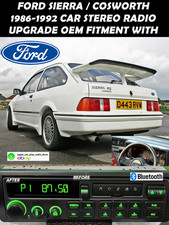 FORD Sierra / Cosworth / Fiesta CAR STEREO RADIO HEADUNIT UPGRADE WITH BLUETOOTH