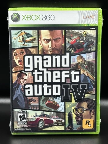 Grand Theft Auto IV • Sealed • 1st Print • Canadian • Xbox 360