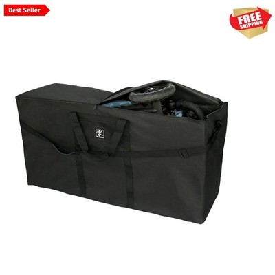 Three-Sided Zipper Stroller Travel Bag - Fits Most Single & Double Strollers