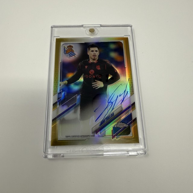 2020 Topps Chrome Real Sociedad Curated Gold 03/10 Igor Zubeldia Auto