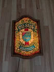Vintage Old Style Beer Faux Stained Glass Lighted Sign 15x24 Heilemans