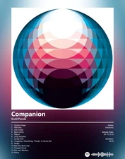 Gold Panda - Companion Album Art Poster | Minimalist Music Print (11x14)