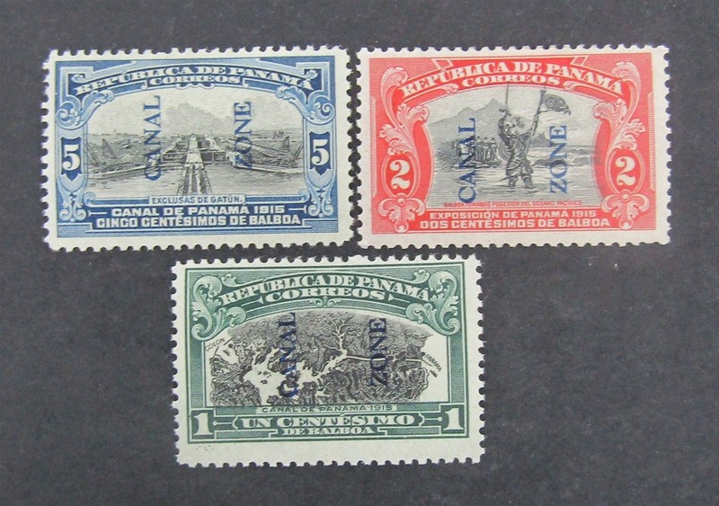 nystamps US Canal Zone Stamp # 42-44 Mint OG H/NH        U26x2836