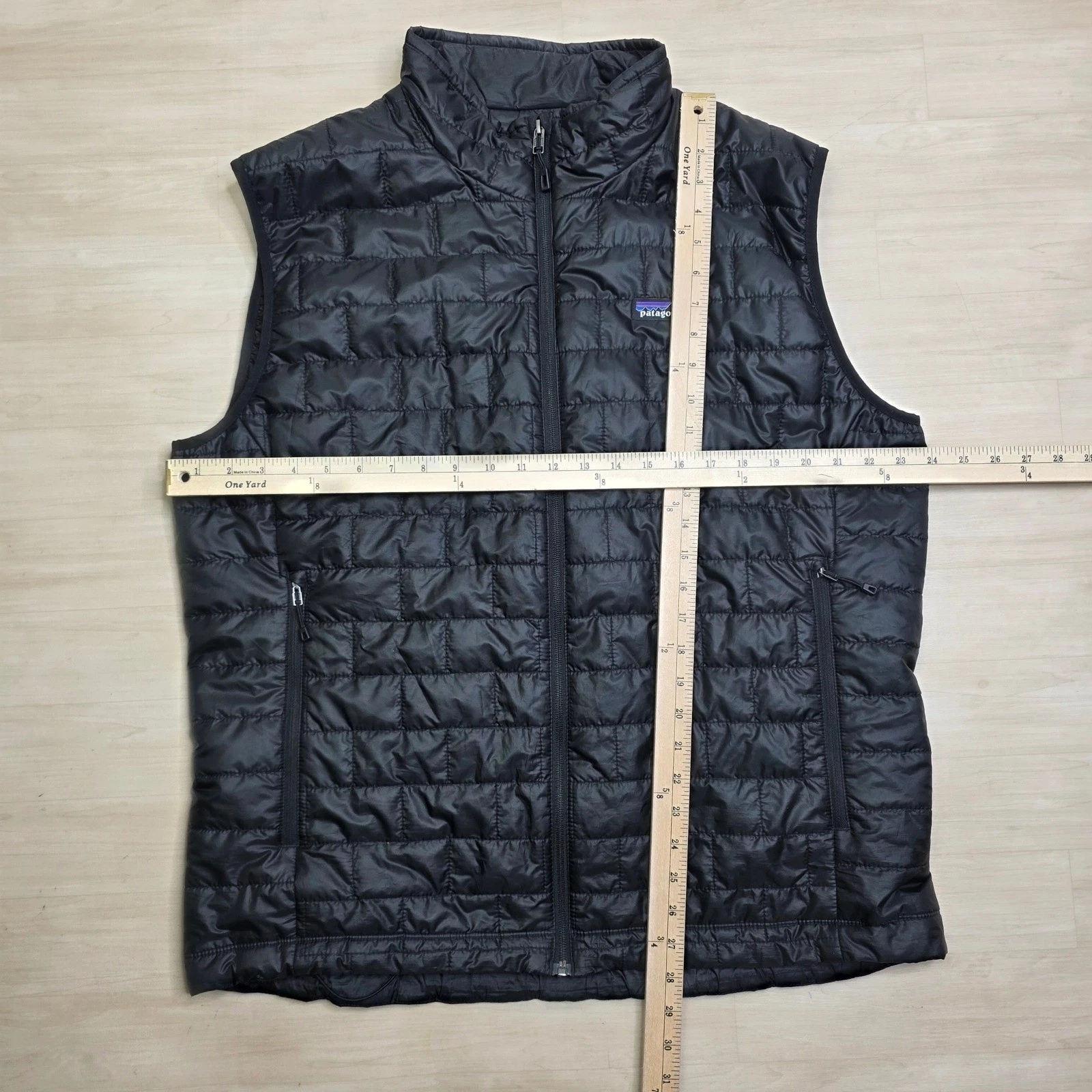 Patagonia Mens Nano Puff Vest Black Insulated Quilted Puffer 84241 FA15 XL - product detail image 3