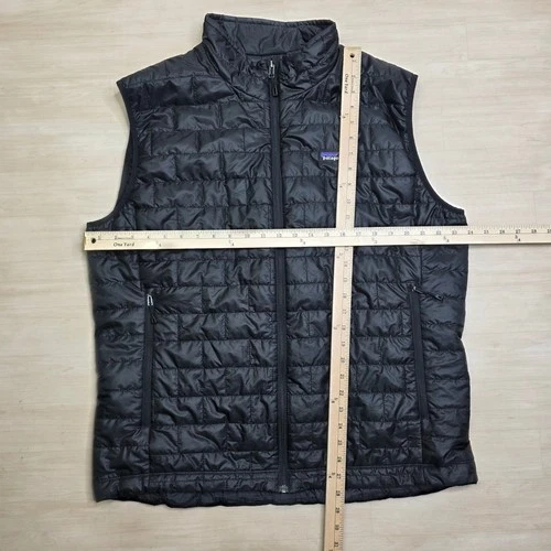 Patagonia Mens Nano Puff Vest Black Insulated Quilted Puffer 84241 FA15 XL image 3