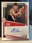 2025-26 Donruss Basketball Significant Signatures  Hansen Yang Autograph