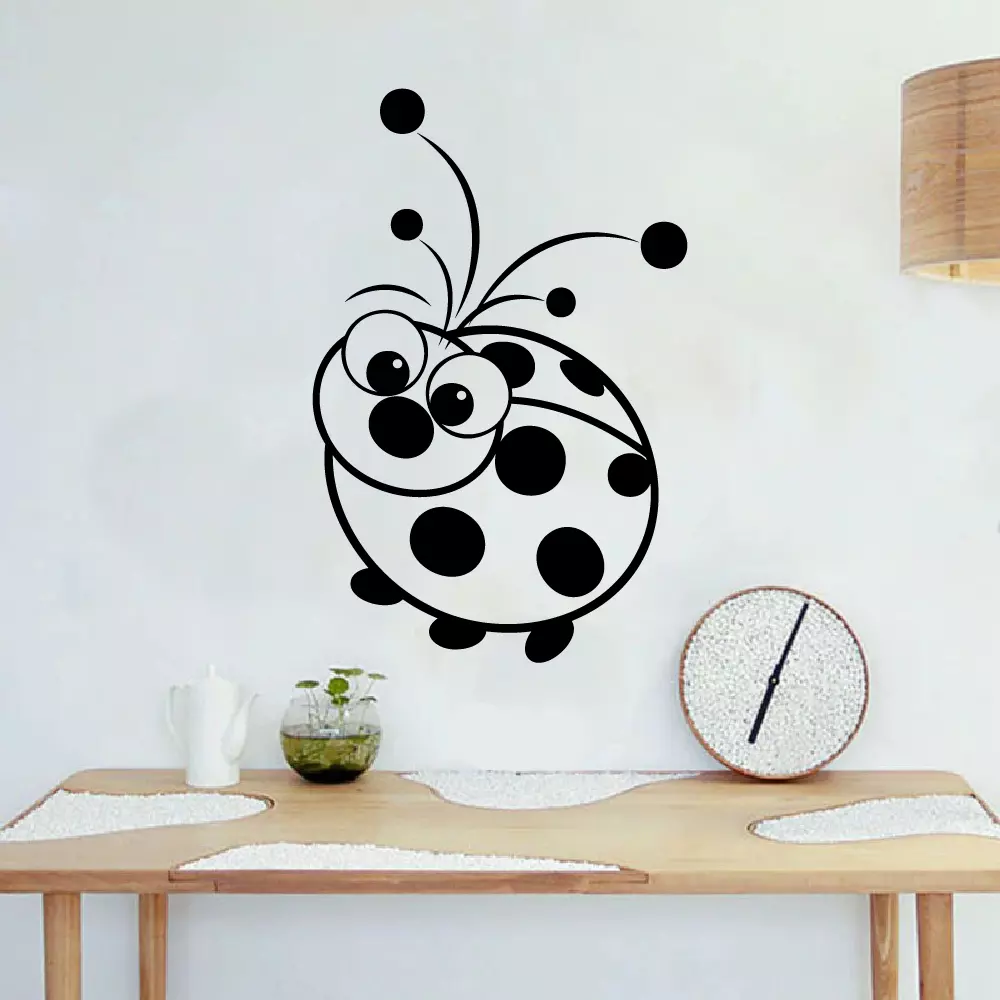 Vinyl Decal | WELCOME BIENVENIDAS | LADYBUG | SPANISH | SUMMER | SPRING