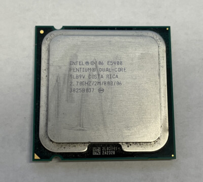 Intel Pentium E5400 2.7GHz Dual-Core Processor - SLB9V Tested Working