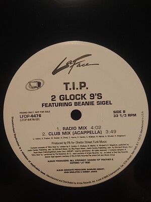 T. I. P. ‎– 2 Glock 9's Label: Laface Records ‎– LFDP-4476 - Vinyl