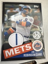 ROBINSON CANO 2020 TOPPS SERIES 1 1985 35TH ANNIVERSARY Game Used  JERSEY /199