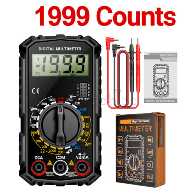 ANENG SZ308 Mini Digital Multimeter AC DC Voltage Current Resistance Meter 1999