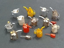 Plus Model 1/35 Assorted Oil Canisters & Cans (15 oilers, 5 types 3 each) DP3028