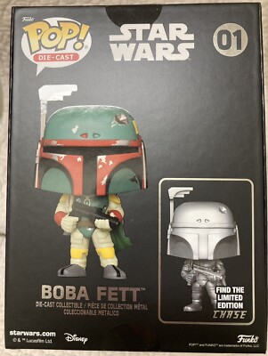 Funko Pop! Die Cast Boba Fett #01 - Exclusive Funko - Neuve En Boîte