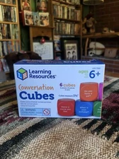 Learning Resources Conversation Cubes - 6 Pieces, Ages 6+ Foam Cubes Free Ship!
