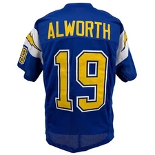 Lance Alworth Jersey Royal Blue San Diego | M-5XL Unsigned Custom Sewn Stitched