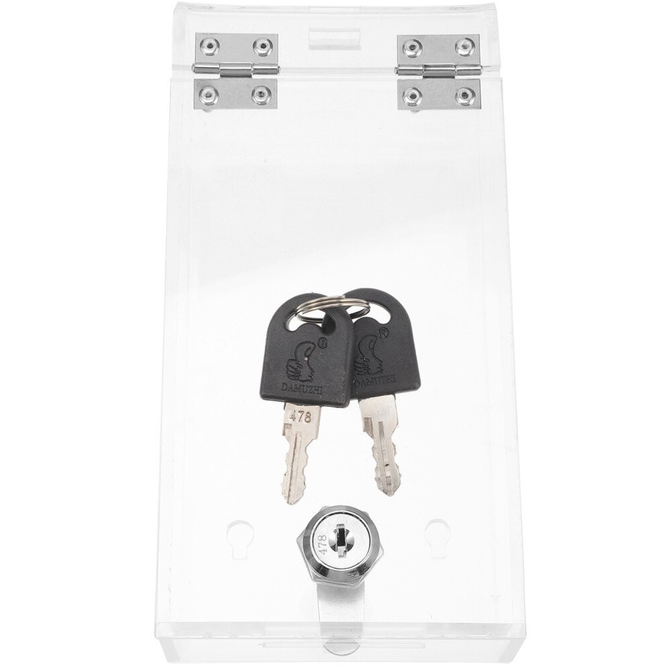 Stobok Phone Box Transparent for Clear Safety Mobile Storage Tray Staff