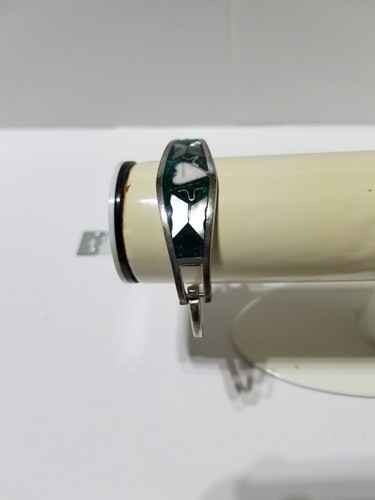 BRACCIALE ARGENTO STERLING CONCHIGLIA VERDE 15 grammi - Foto 2 di 7