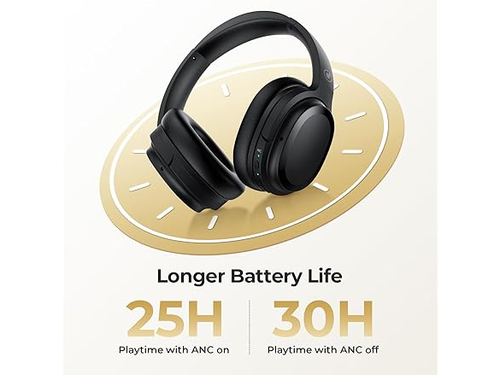 Hybrid Active Noise Canceling Headphones Bluetooth Headphones Over Ear Headphone - Picture 3 of 6