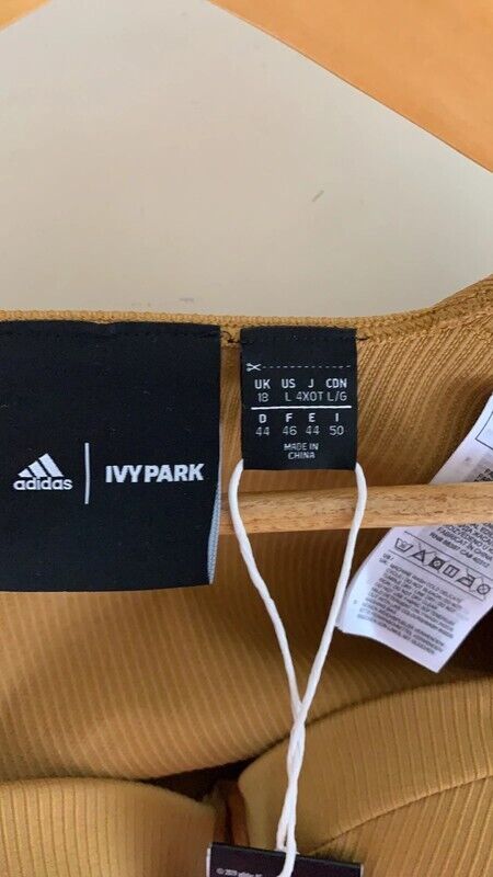 Adidas Beyonce Ivy Park Circular Knit Crop Top UK18 L | eBay