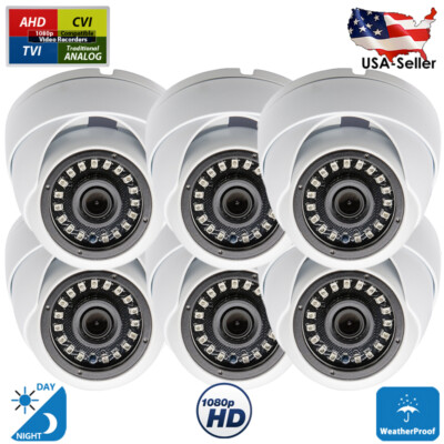 Evertech Wide Angle Indoor Outdoor HD Dome Camera for CCTV Security Systems