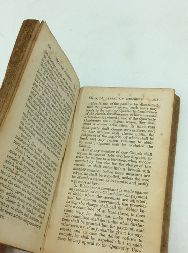 THE DOCTRINES AND DISCIPLINE OF THE METHODIST EPISCOPAL CHURCH - 1852 - DISBOUND - Picture 3 of 4