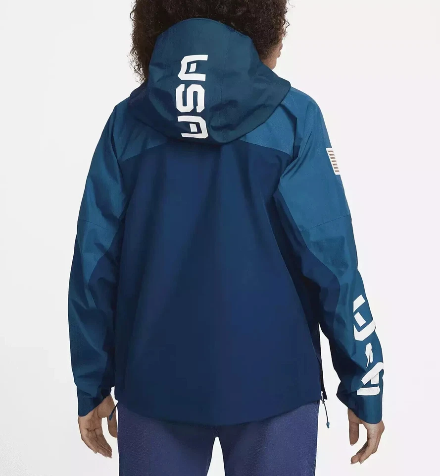 Chaqueta Nike ACG Juegos Olímpicos de Estados Unidos GORE-TEX Cadena Cráteres Talla Mediana Mujeres DD8852-492 Foto 4 de 4
