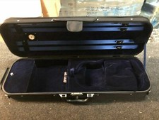 Glaesel Prodigy 4/4 Violin Case, 4 Bow Storage, String Tube, Humidity Gauge