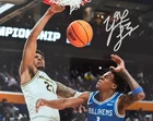 YAXEL LENDEBORG SIGNED AUTOGRAPH 8X10 PHOTO MICHIGAN WOLVERINES MARCH MADNESS