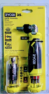 #ad #ad Ryobi 35 PC Rapid Assembly Driver $32.88