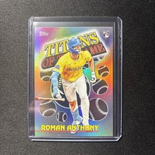 2026 Topps Series 1 Roman Anthony Rookie - Titans Of The Game - Red Sox #TOG-9