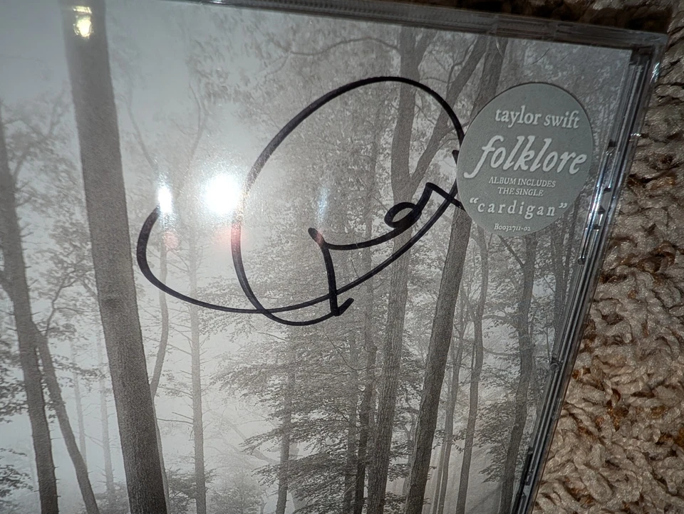 Taylor Swift SIGNED Folklore CD Autographed Signature Factory SEALED - Image 3 of 4
