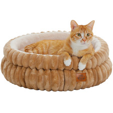 Dog Bed for Medium Dogs Cozy Cat Bed for Indoor Cats Washable round Pet Bed Hous
