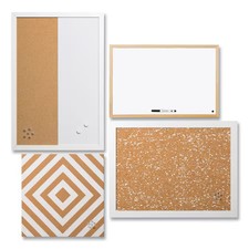 MASTERVISION SOR032 Boards, Combination Set, Bulletin/Dry Erase/Magnetic Dry