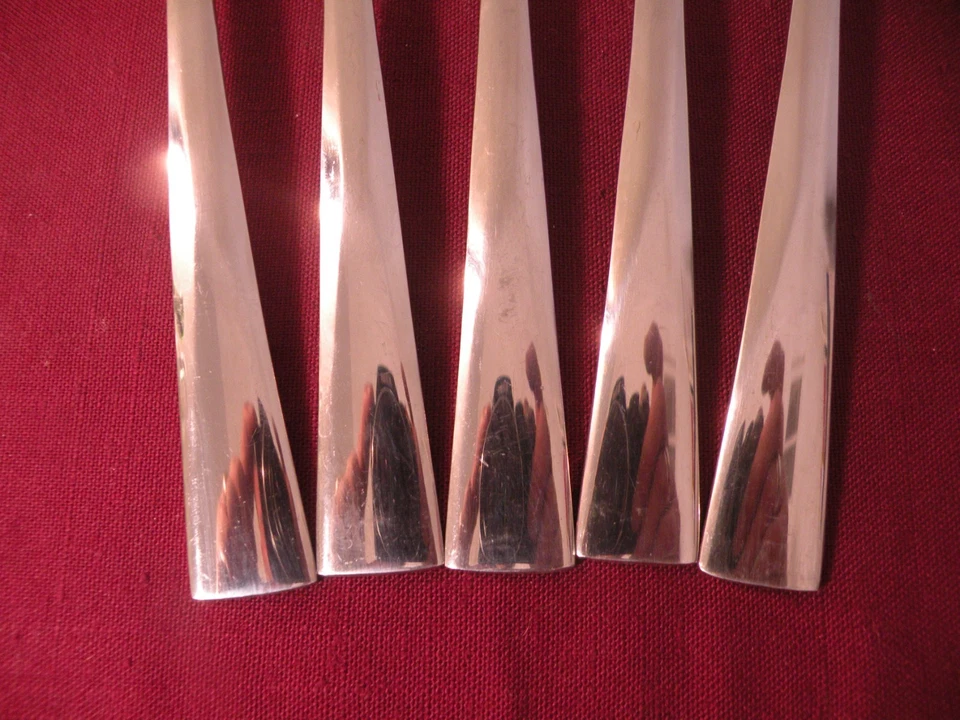 5 件套 Lenox Archdale 18/10 不锈钢勺叉 7 3/8 — 第 3/4 张图片