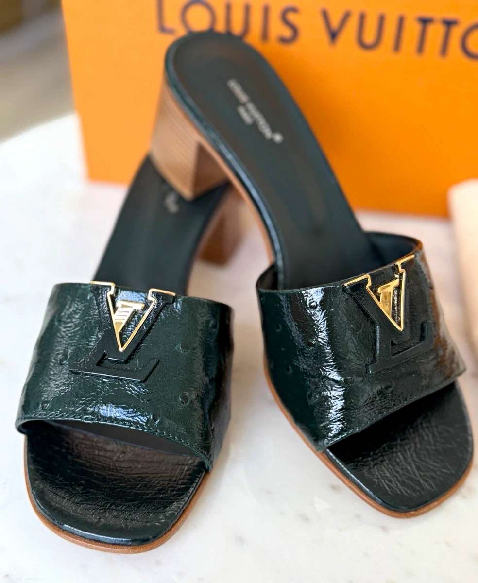 Louis Vuitton Leather Upper Slide Sandals for Women Just Listed 2026