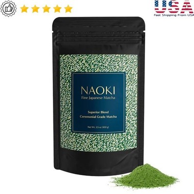 Ceremonial Grade Matcha Powder 100g Japanese Green Tea Smooth Energy Boost New