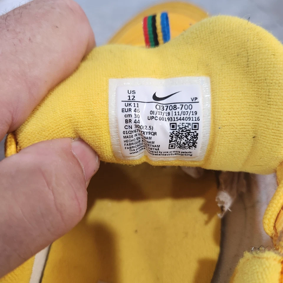 Nike Air Max 97 C13708-700 QS Olympic Rings Gold Yellow Sneakers Men's Size 12 - Image 3 of 4