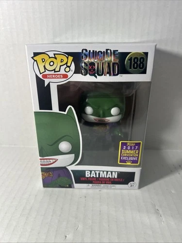 FUNKO POP VINYL #188 -- Suicide Squad BATMAN -- 2017 Summer Convention Exclusive
