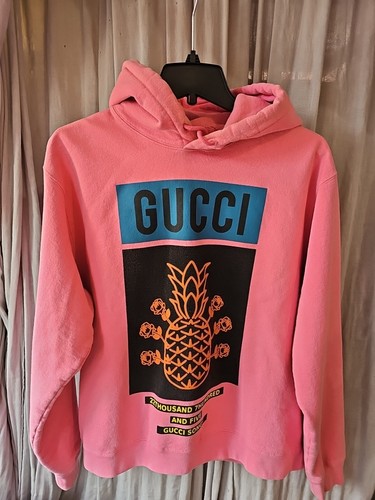 Gucci Hoodie Pink Pineapple Herren Unisex M