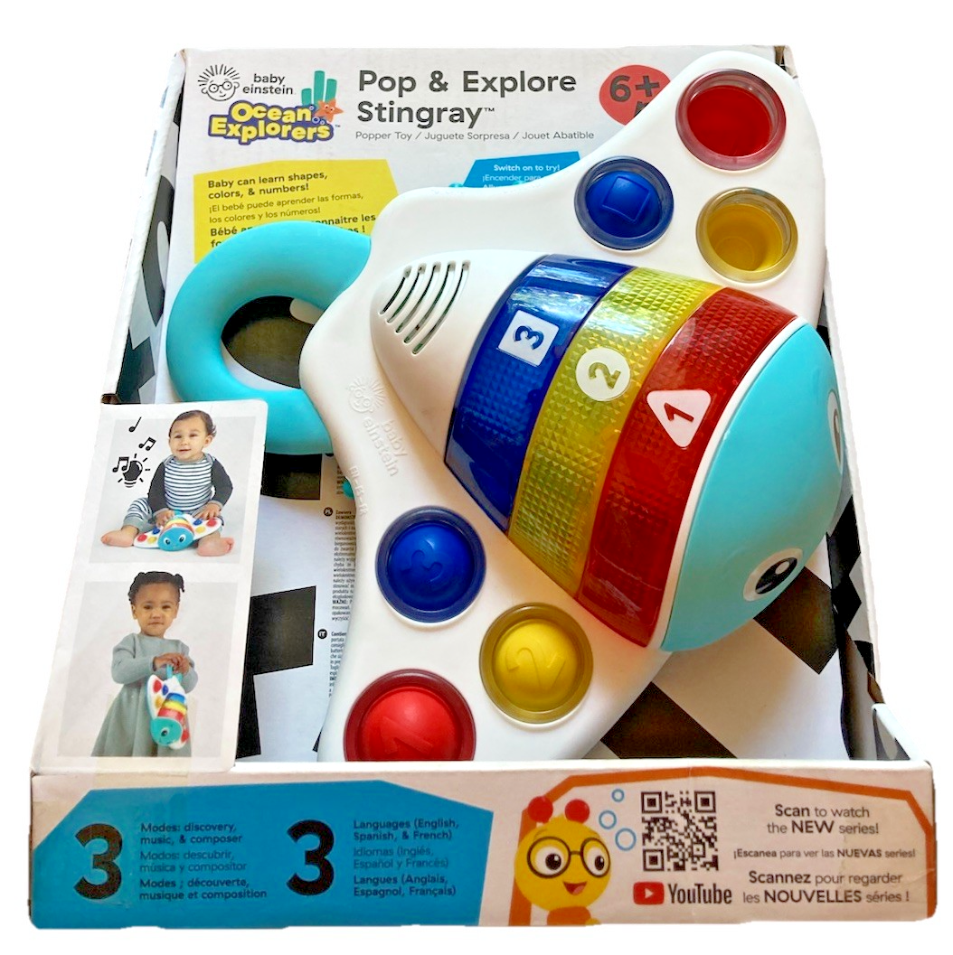 Baby Einstein Ocean Explorer Pop & Explore Stingray Cause & Effect